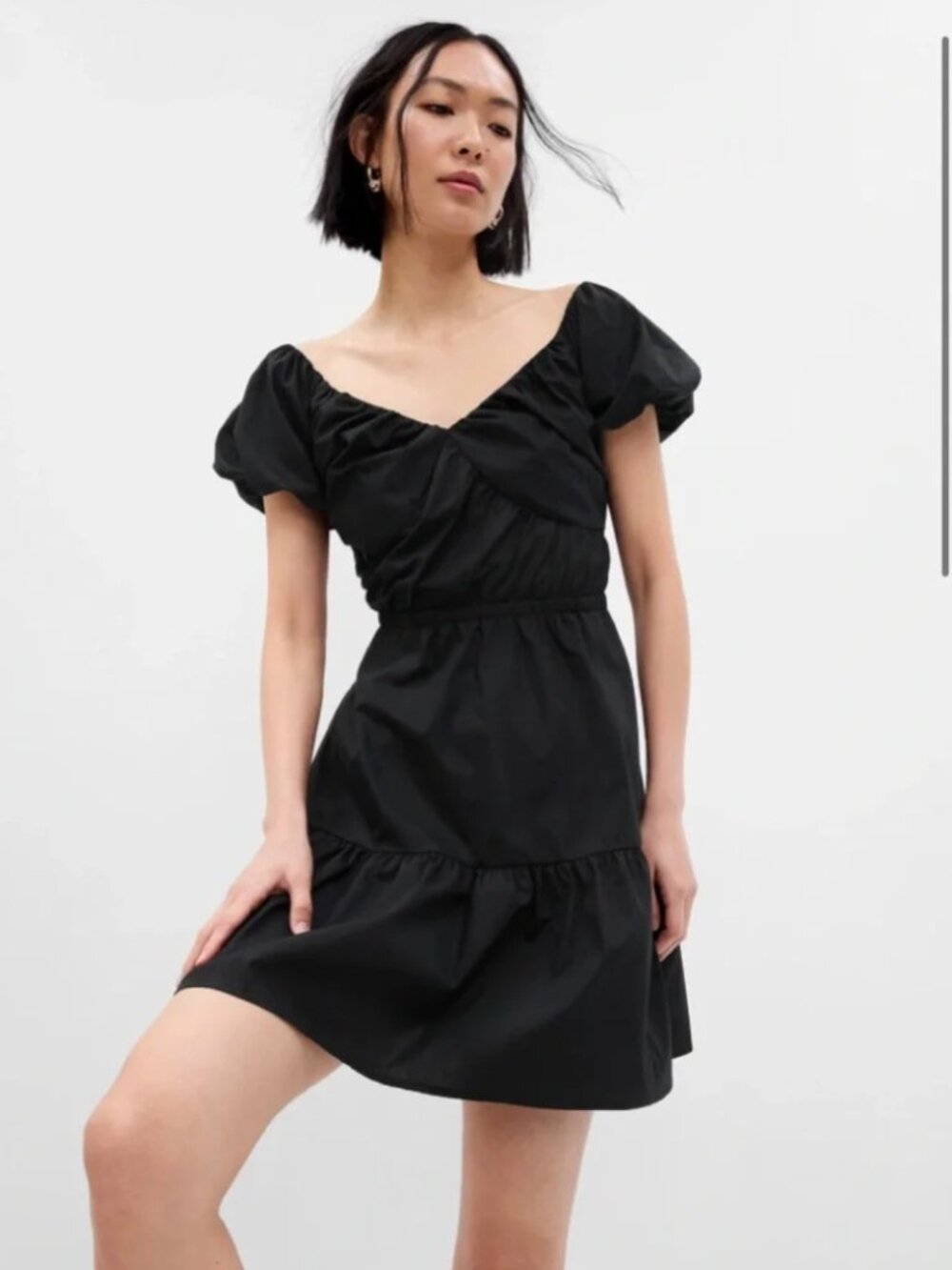 NWT GAP - Corset tiered mini dress, size XS
